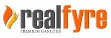 real fire logo | The Fireplace Shops in Natick MA